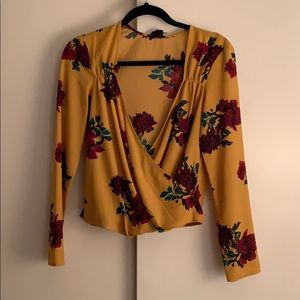 Free Press floral Blouse